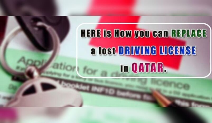 Apply to replace lost driving license